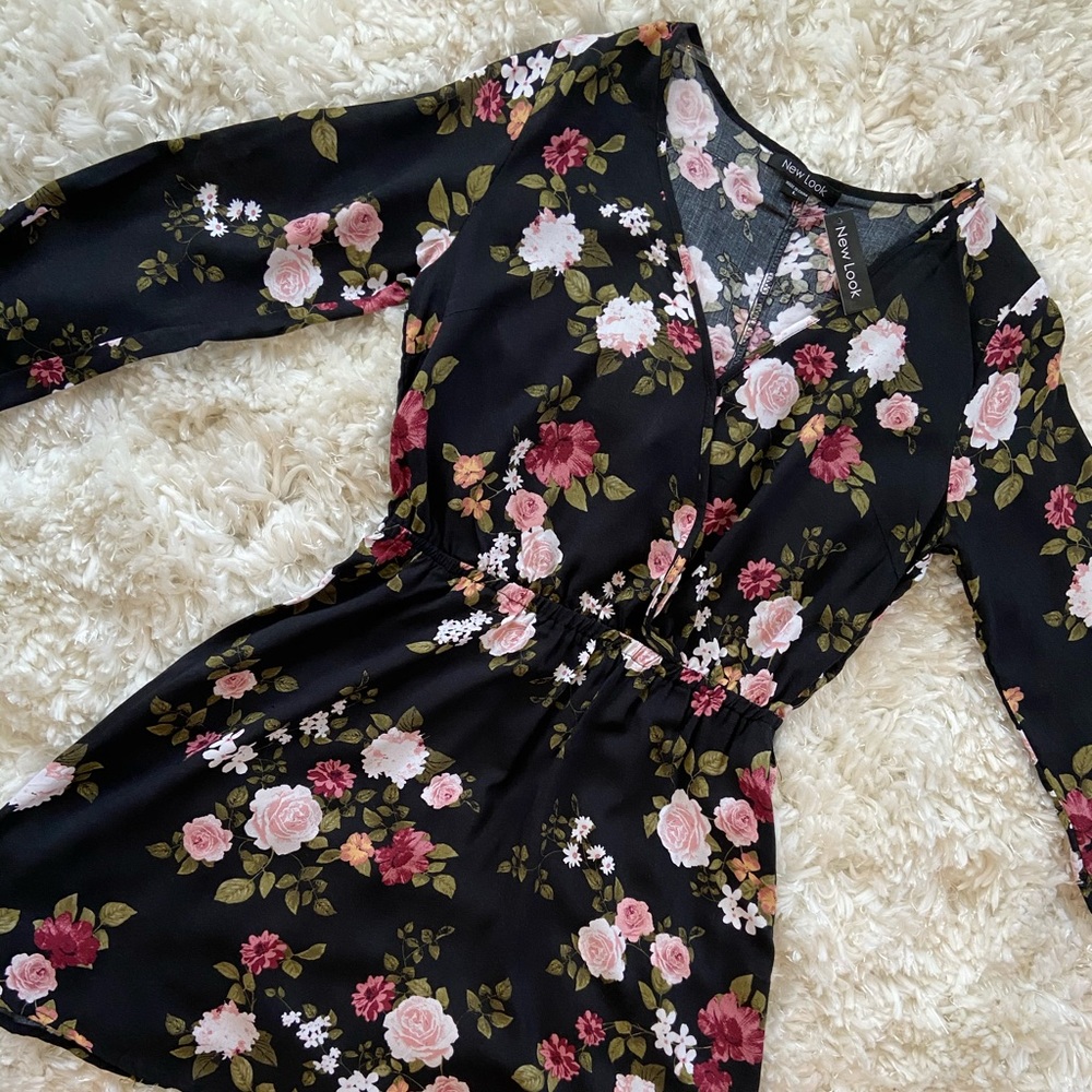 Black Floral Dress